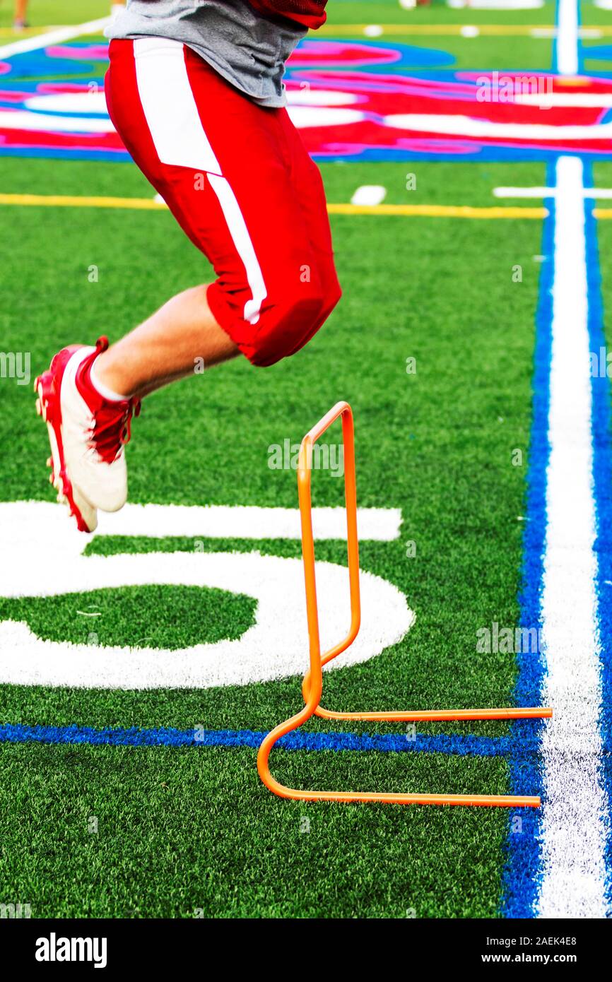 High school american football field hires stock photography and images