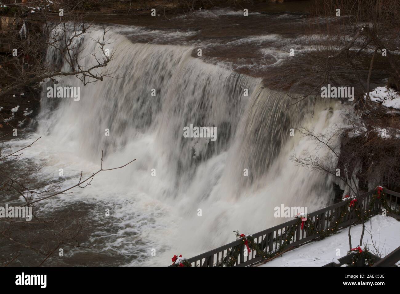 Chagrin Falls Ohio Stock Photo Alamy