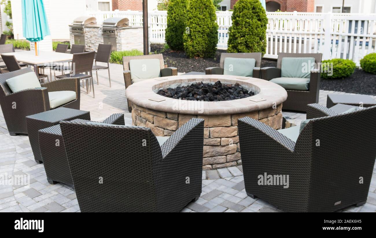 Outdoor Fire Place Stock Photos Outdoor Fire Place Stock Images
