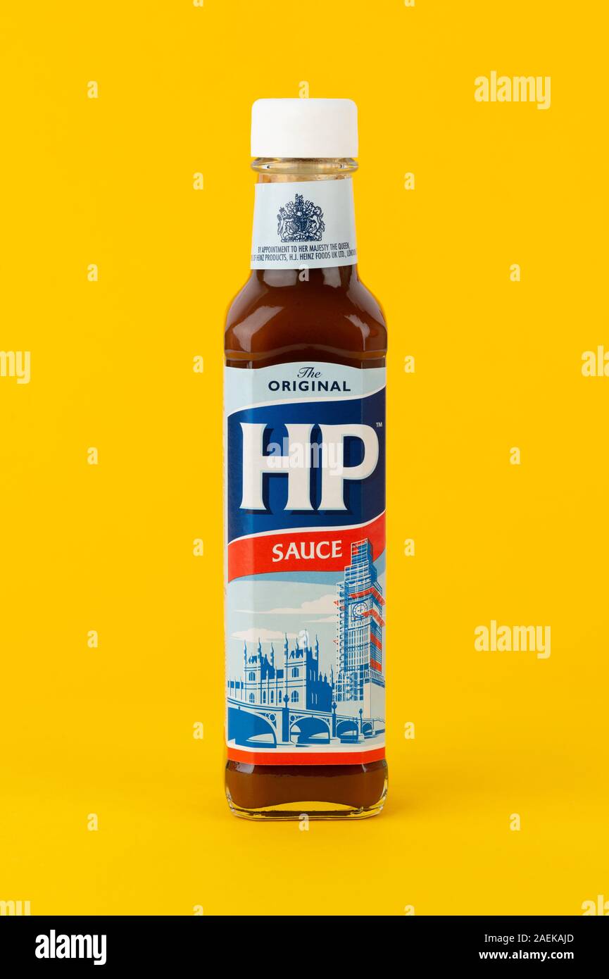 Hp sauce bottle hi-res stock photography and images - Alamy