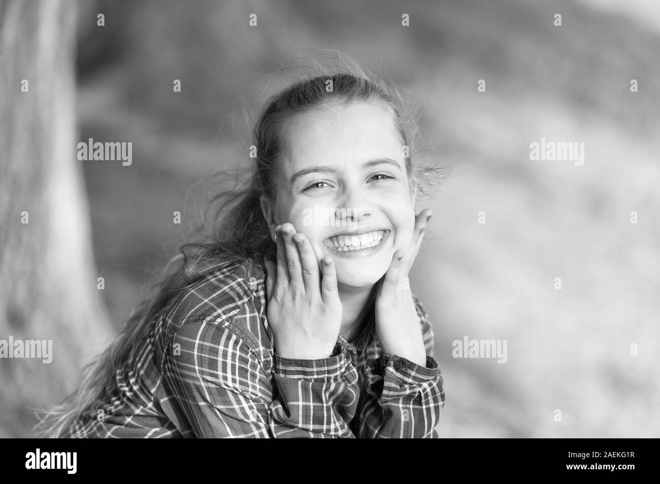 A Healthy Smile Begins With A Child Smiling Kid With White