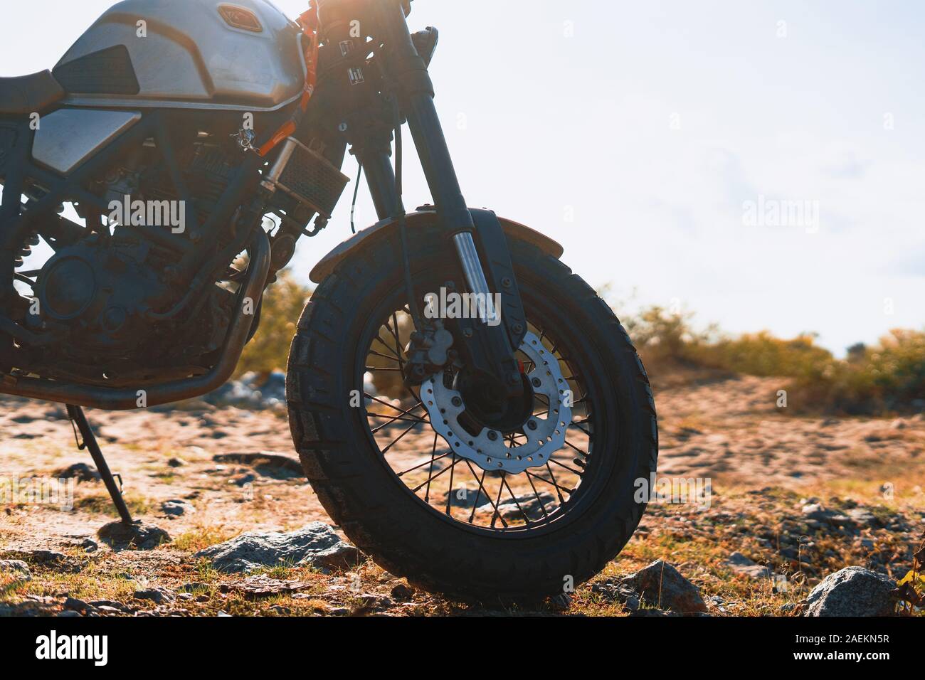 Classic sport motorbike hi res stock photography and images Page