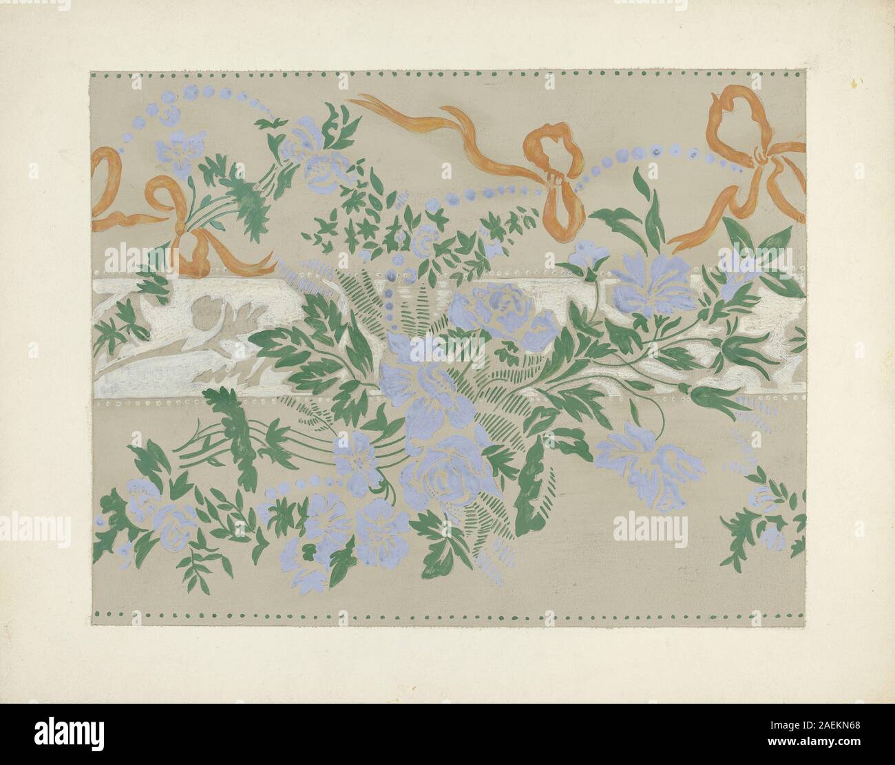 Wallpaper produced by Nicholas Acampora between 1935-1942 shows ...