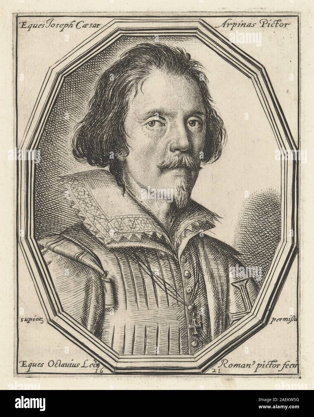 Ottavio Leoni, Giuseppe Cesari, 1621 Giuseppe Cesari; 1621date Stock Photo