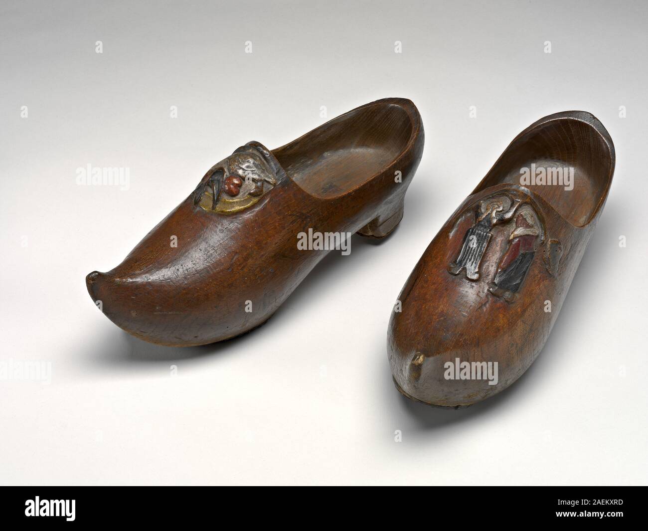 Paul Gauguin, Pair of Wooden Shoes (Sabots) (right), 1889-1890 Pair of Wooden Shoes (Sabots) [right]; 1889/1890 Stock Photo