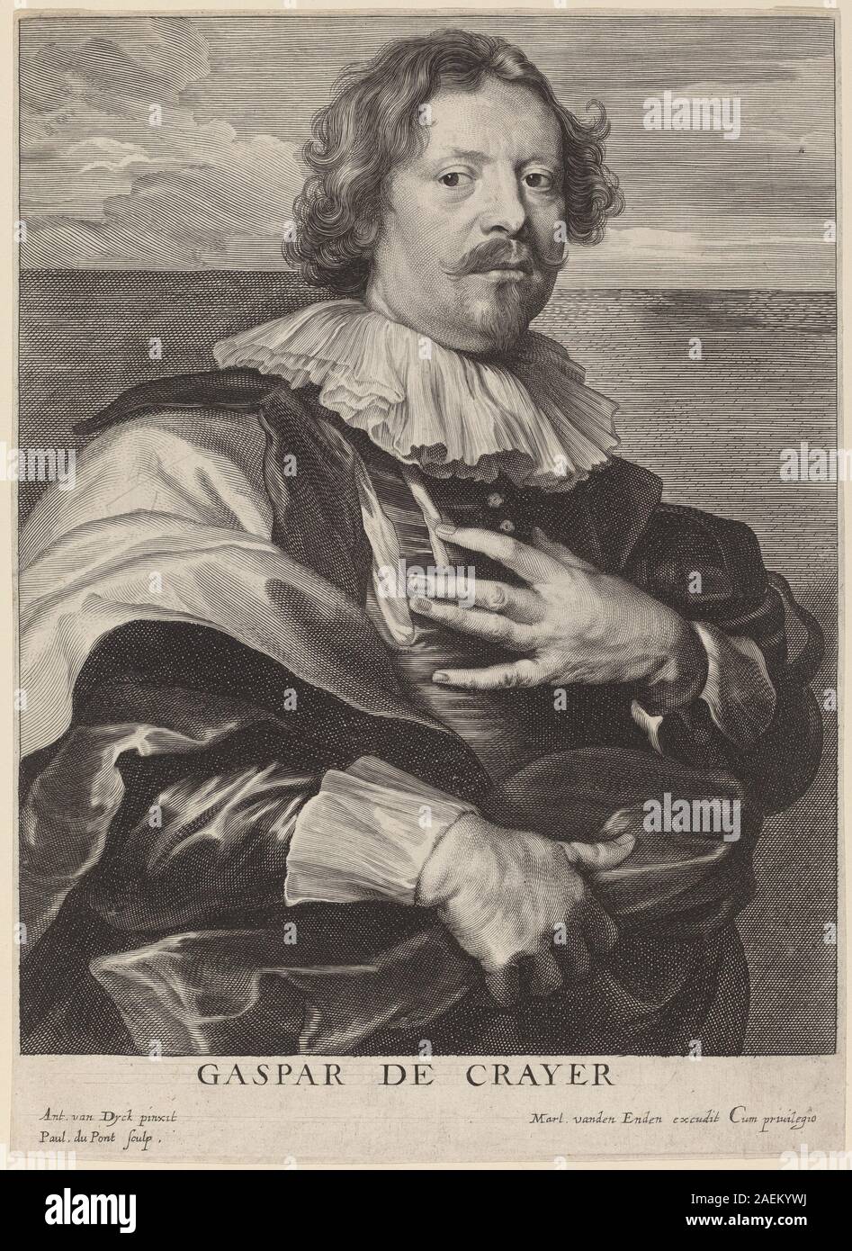 Paulus Pontius after Sir Anthony van Dyck, Gaspar de Crayer Gaspar de Crayer Stock Photo