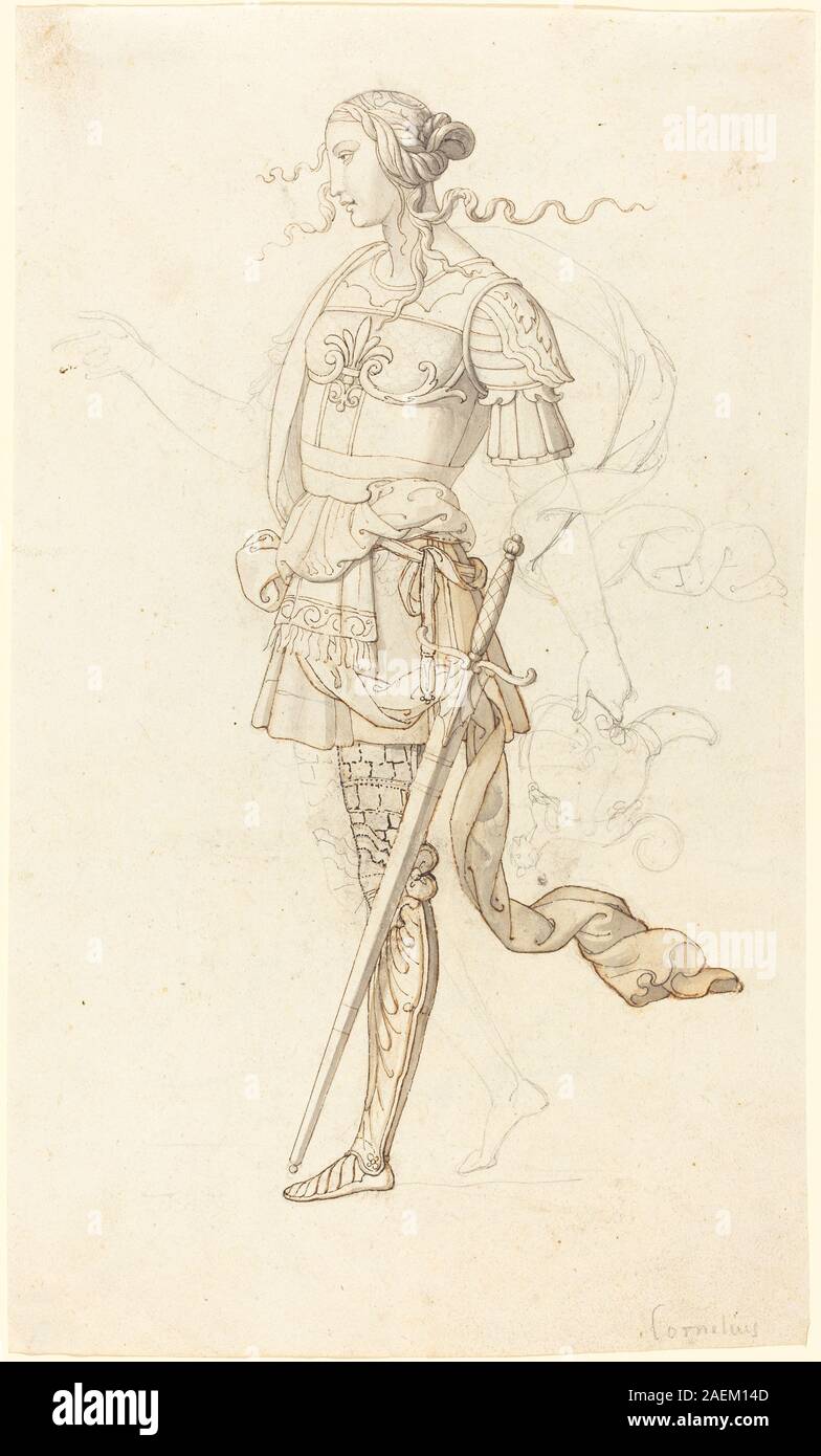 Peter von Cornelius, Erminia Erminia Stock Photo