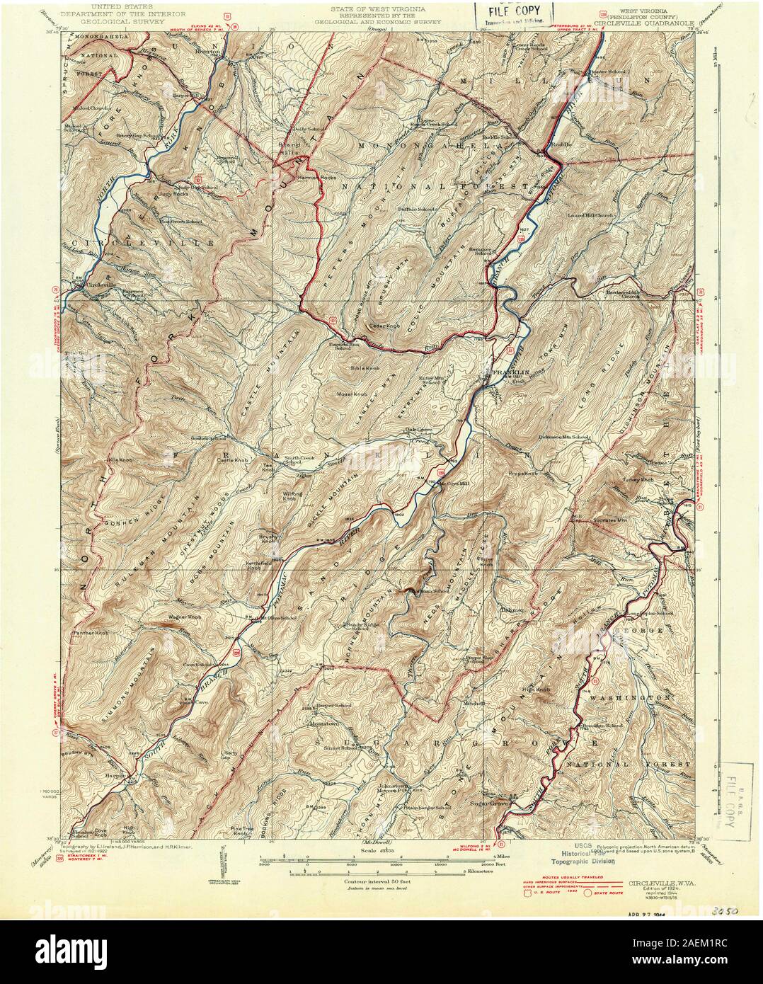Map of circleville hires stock photography and images Alamy