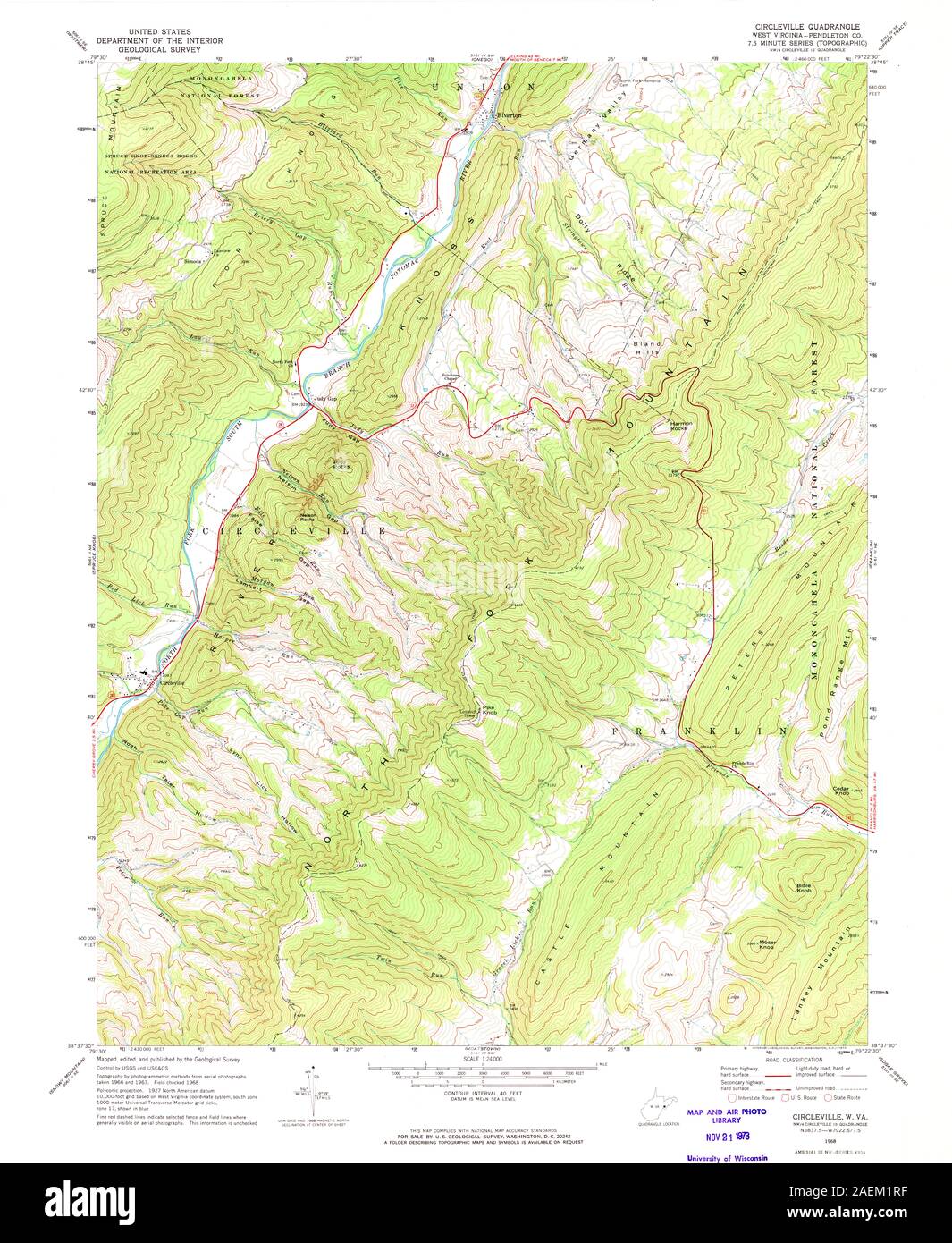 Map of circleville hires stock photography and images Alamy