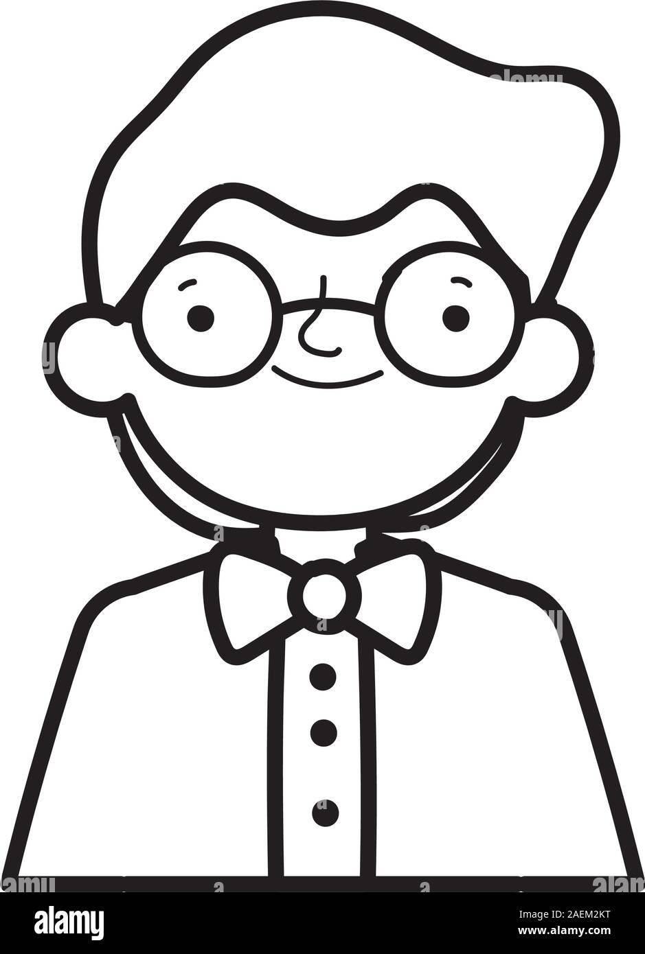 wedding groom man cartoon character in suit portrait vector ...