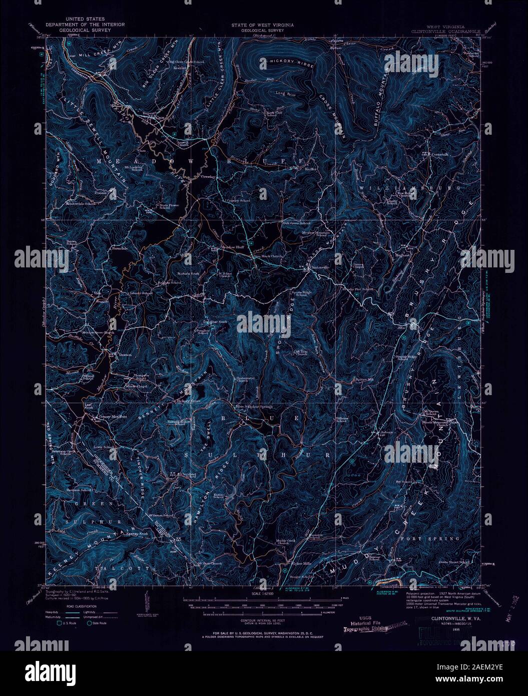 Map of clintonville hires stock photography and images Alamy