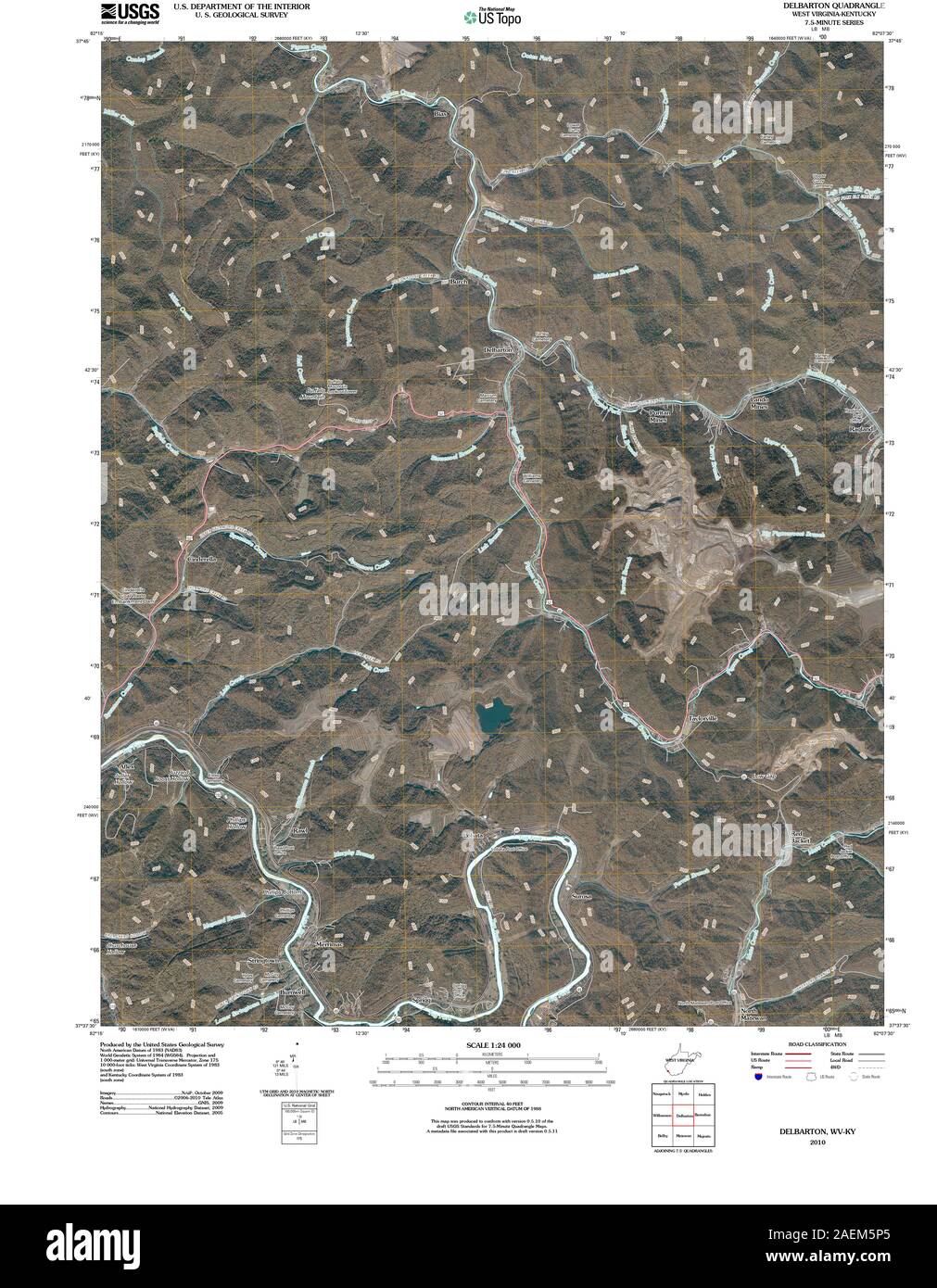 Map of delbarton Cut Out Stock Images & Pictures Alamy