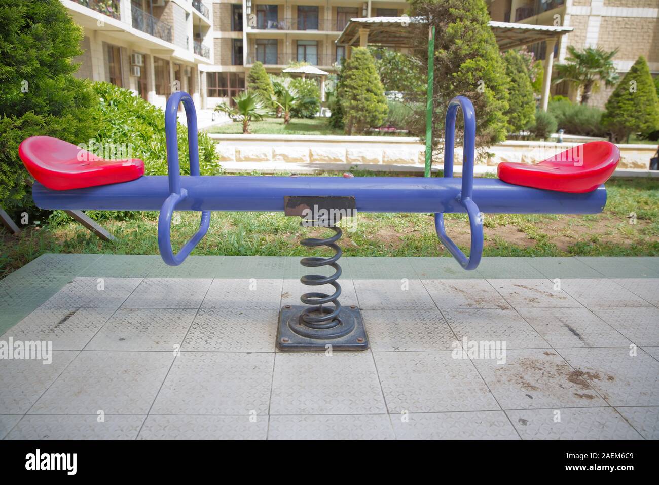Baby Seesaw Stock Photos Baby Seesaw Stock Images Alamy
