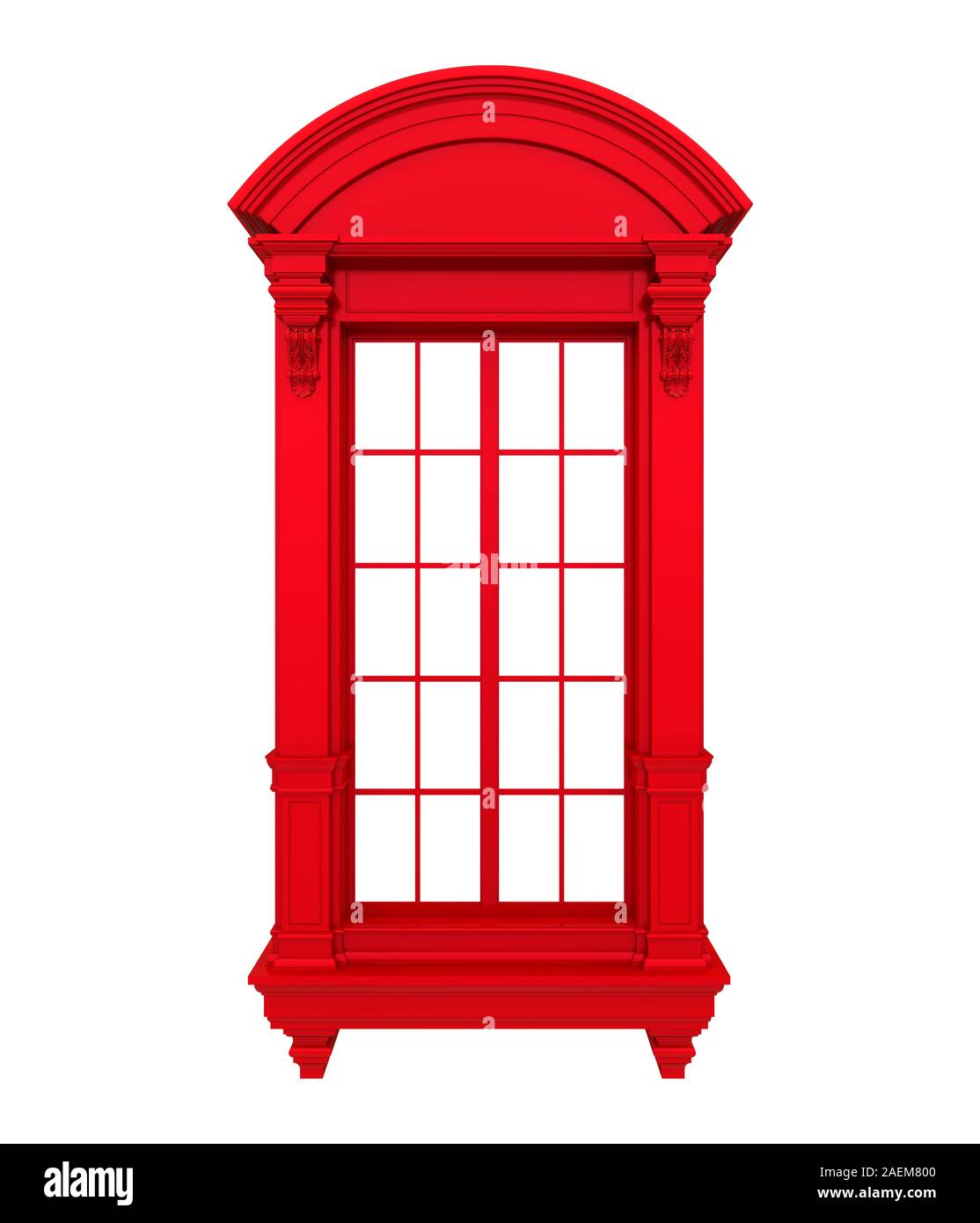 Classic Window Frame Isolated Stock Photo Alamy