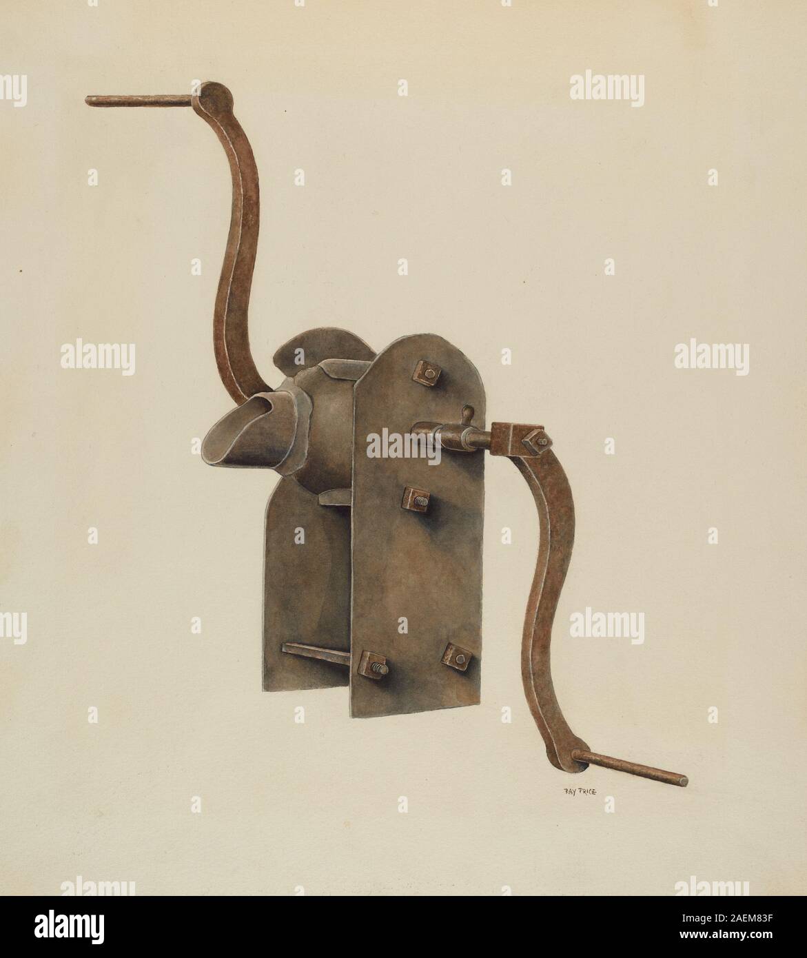 Ray Price, Metal Grits Grinder, c 1939 Metal Grits Grinder; c. 1939