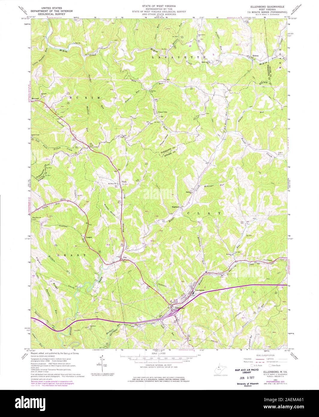 Map of ellenboro hires stock photography and images Alamy