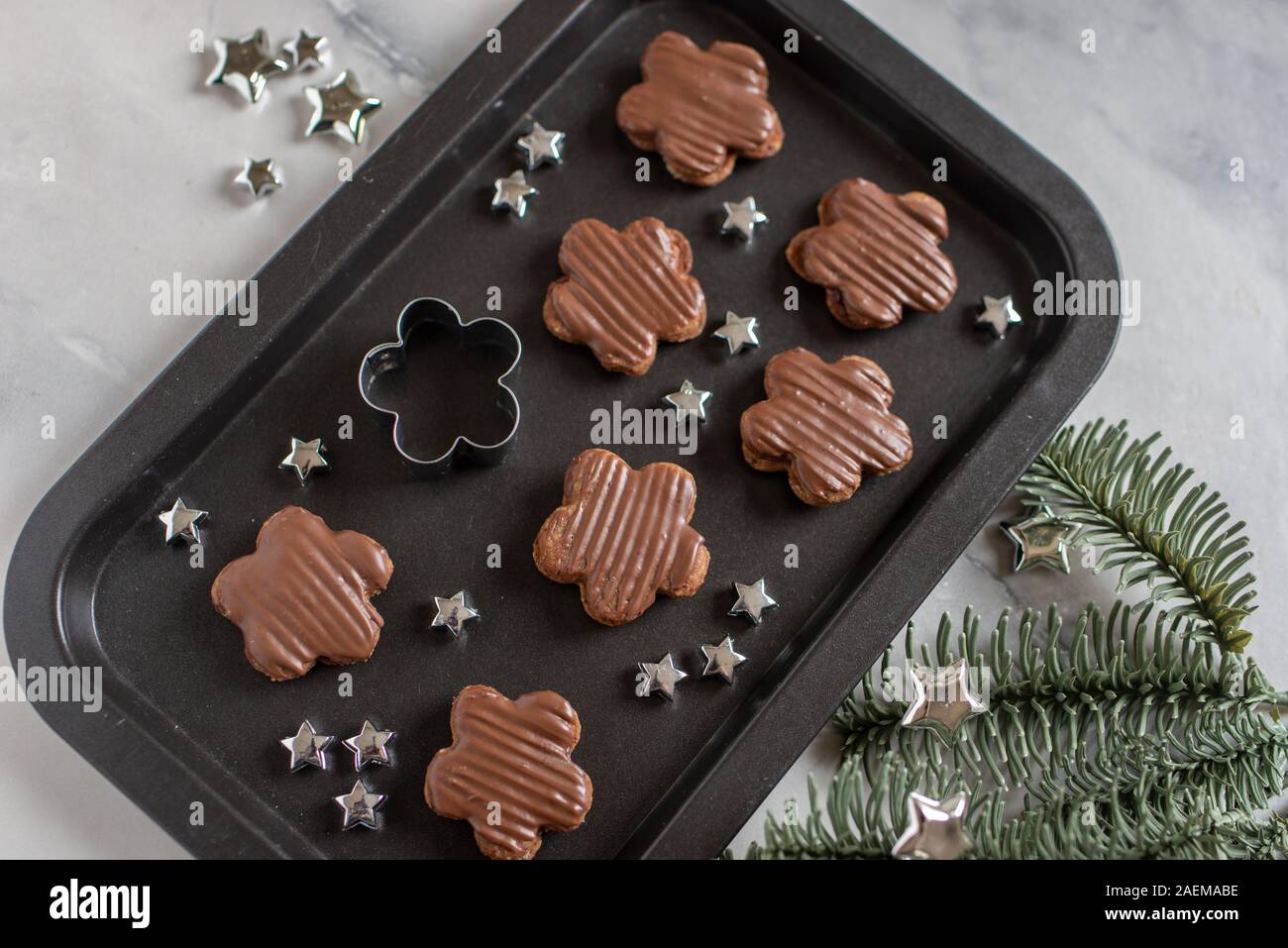 Traditional German Christmas Cookies Stock Photo - Alamy