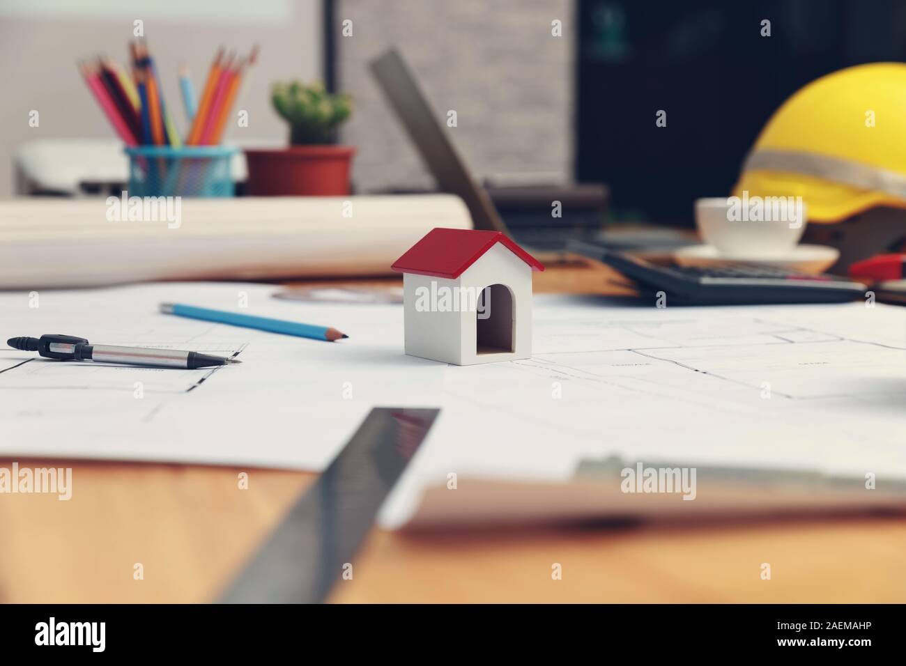 Engineer and Architect concept, Engineer Architects and Interior ...