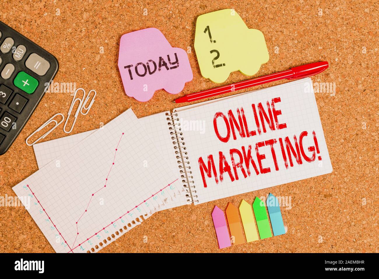 Conceptual Hand Writing Showing Online Marketing Concept Meaning