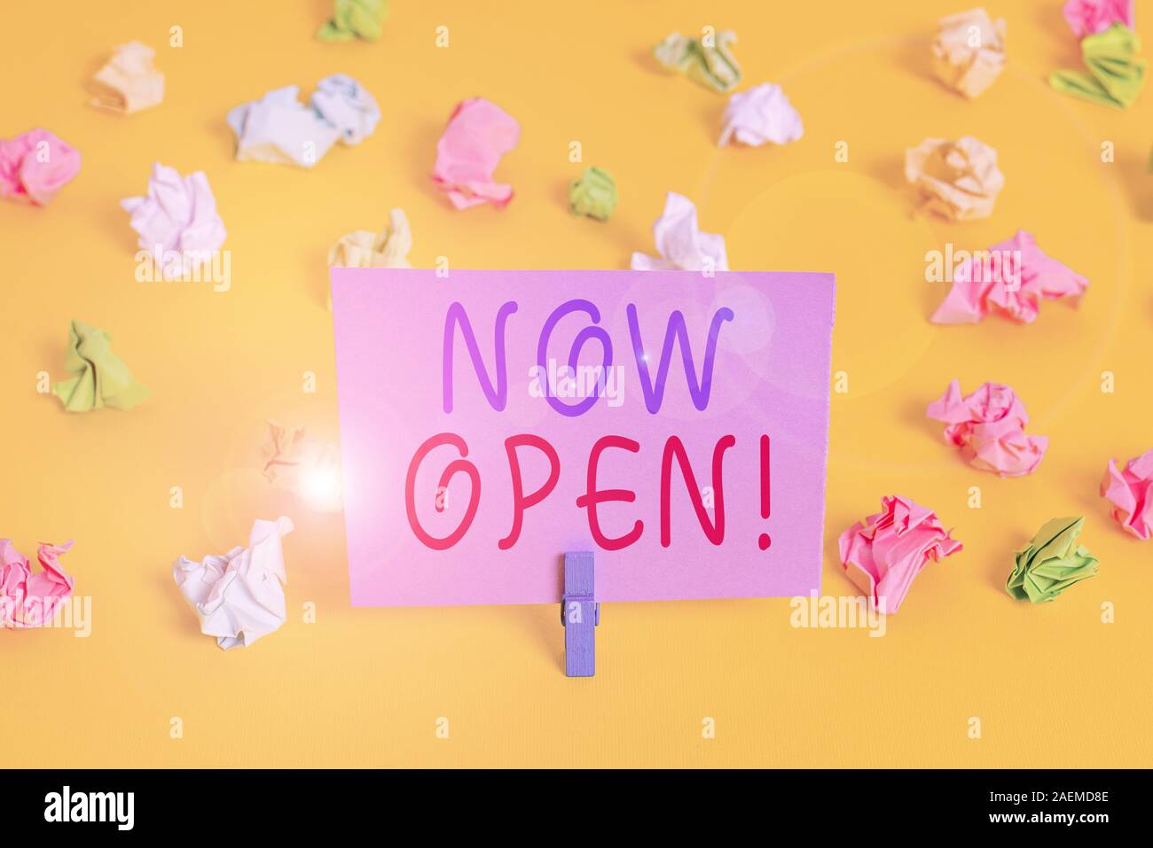 Conceptual Hand Writing Showing Now Open Concept Meaning