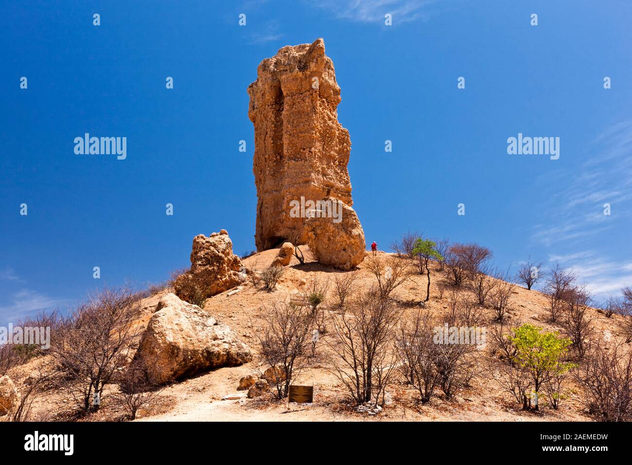 Vingerklip, Finger Rock , near Khorixas, Namibia, Africa Stock Photo