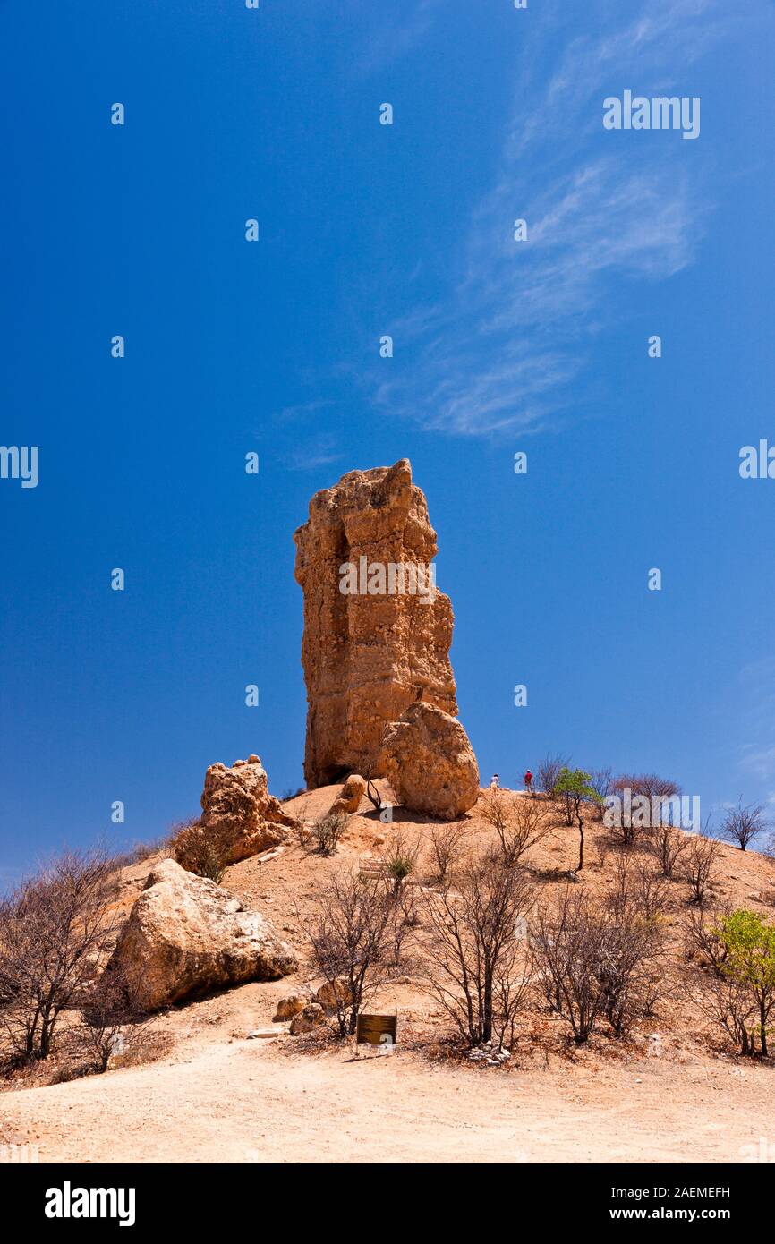 Vingerklip, Finger Rock , near Khorixas, Namibia, Africa Stock Photo