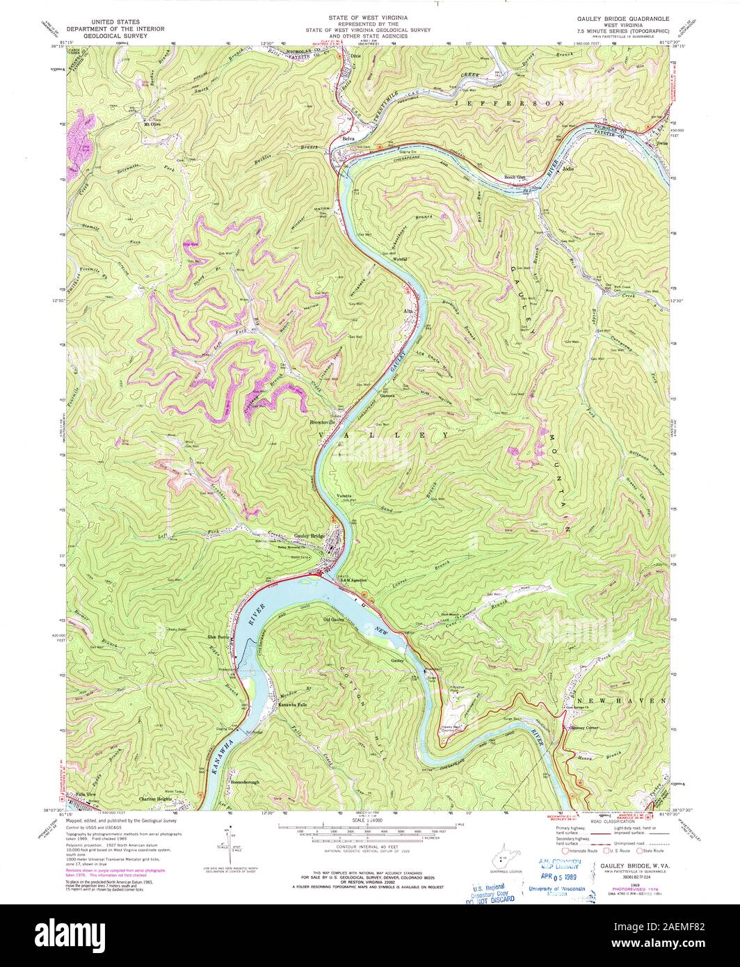 Gauley bridge hires stock photography and images Alamy