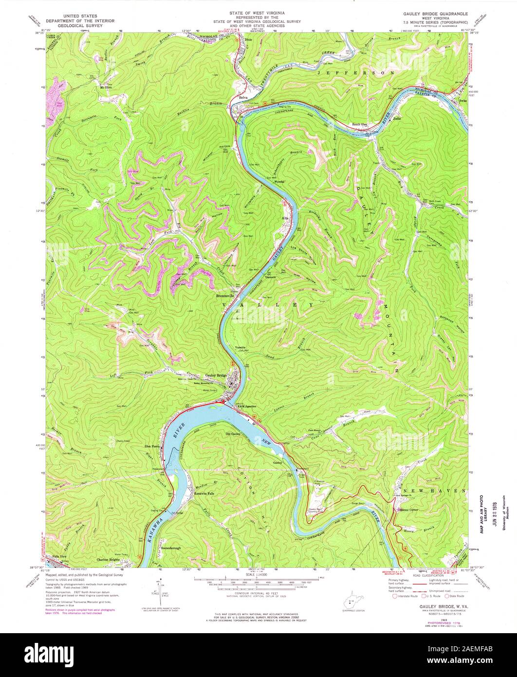 Gauley bridge hires stock photography and images Alamy