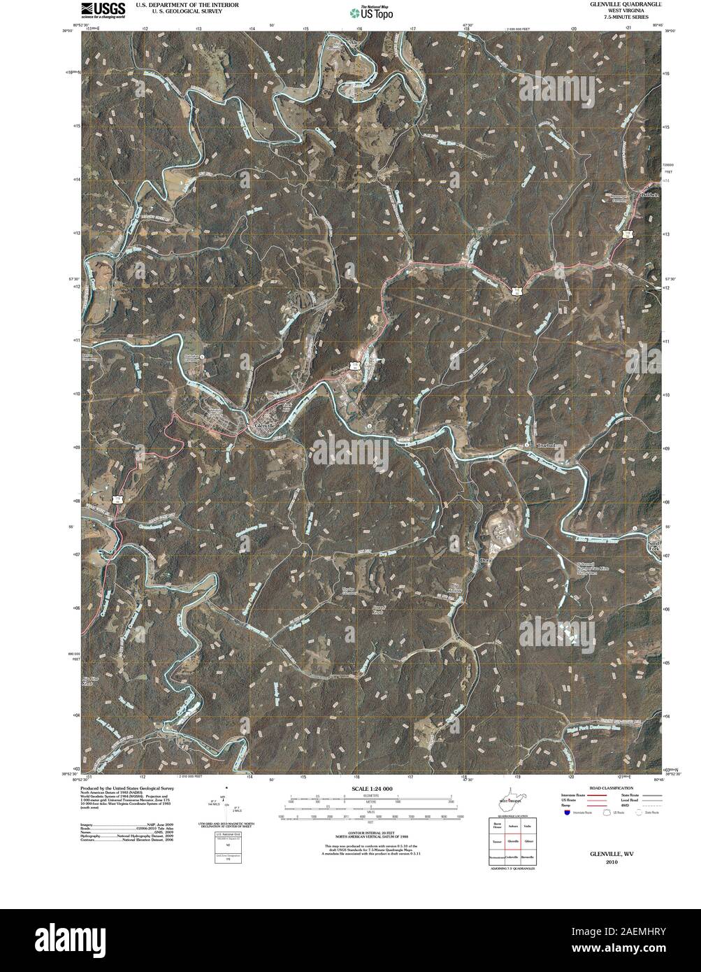 Map of glenville Cut Out Stock Images & Pictures Alamy
