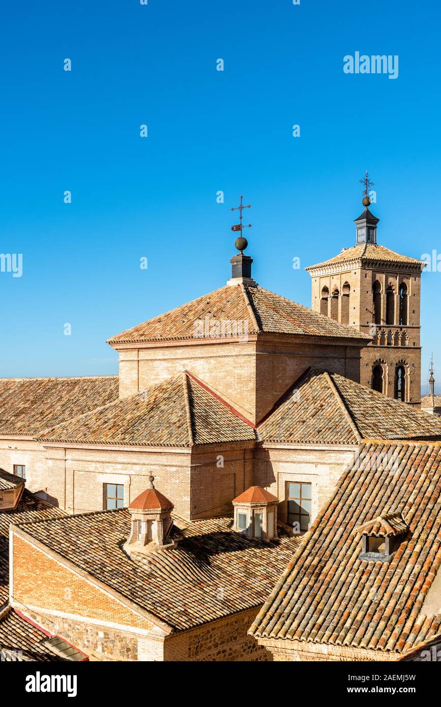 Church of San Pedro Martir, Saint Peter Martir, in Toledo Spain, view against blue sky Stock Photo