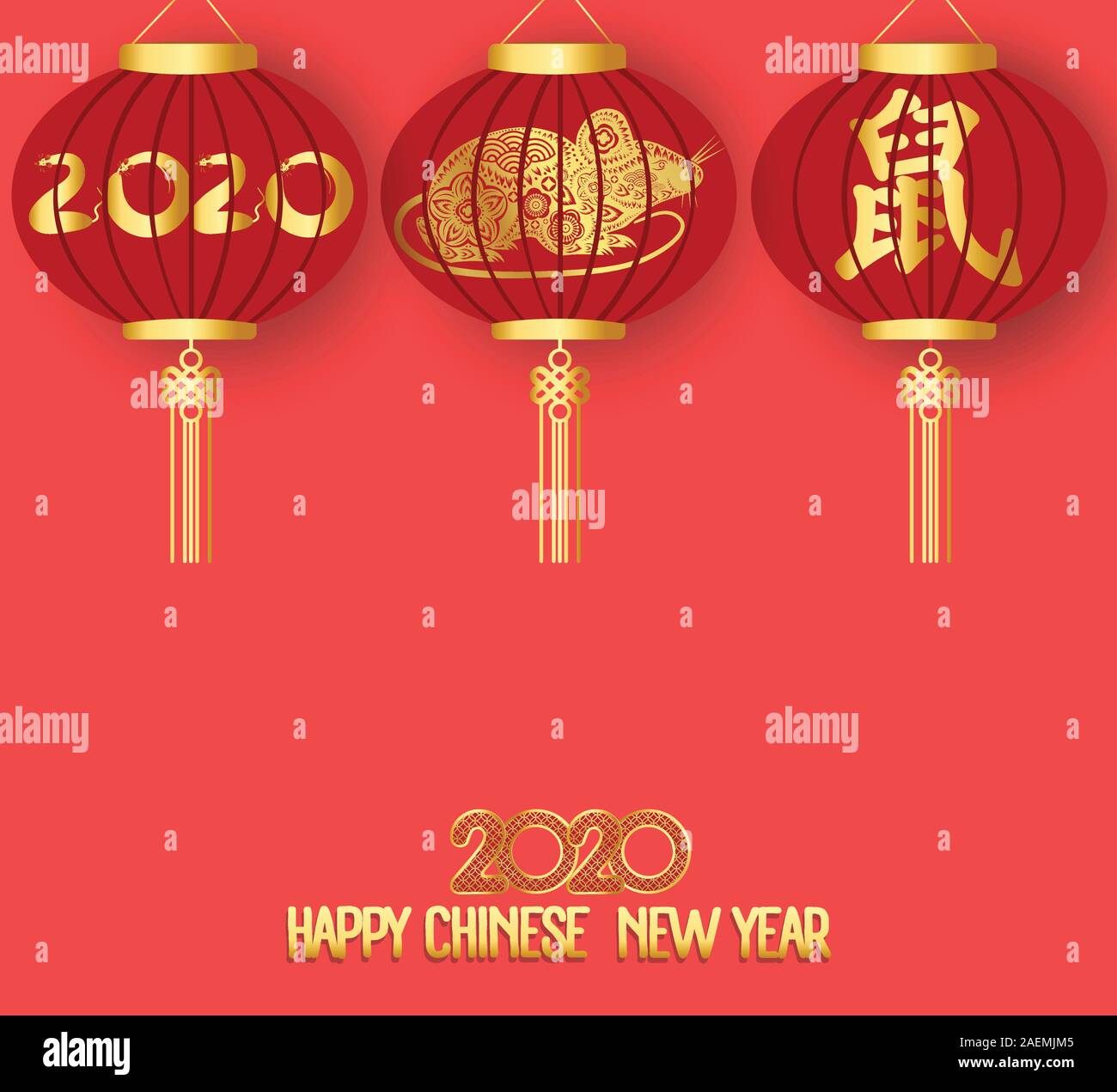 Chinese Lanterns China Town Singapore Stock Vector Images Alamy