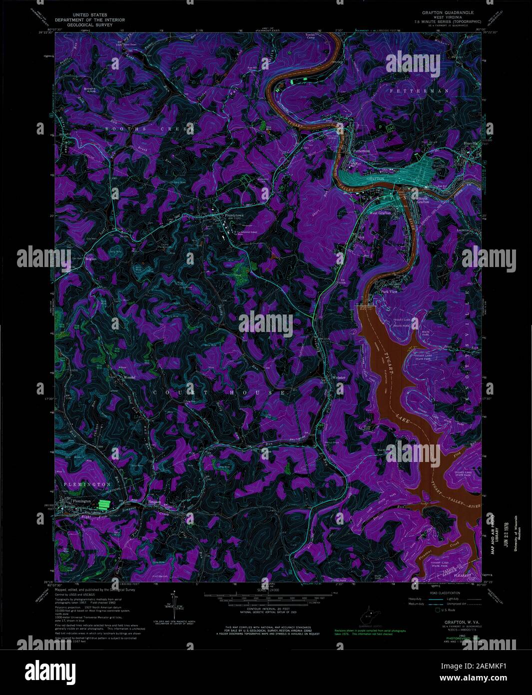 WV Grafton 700787 1960 24000 Inverted Stock Photo Alamy