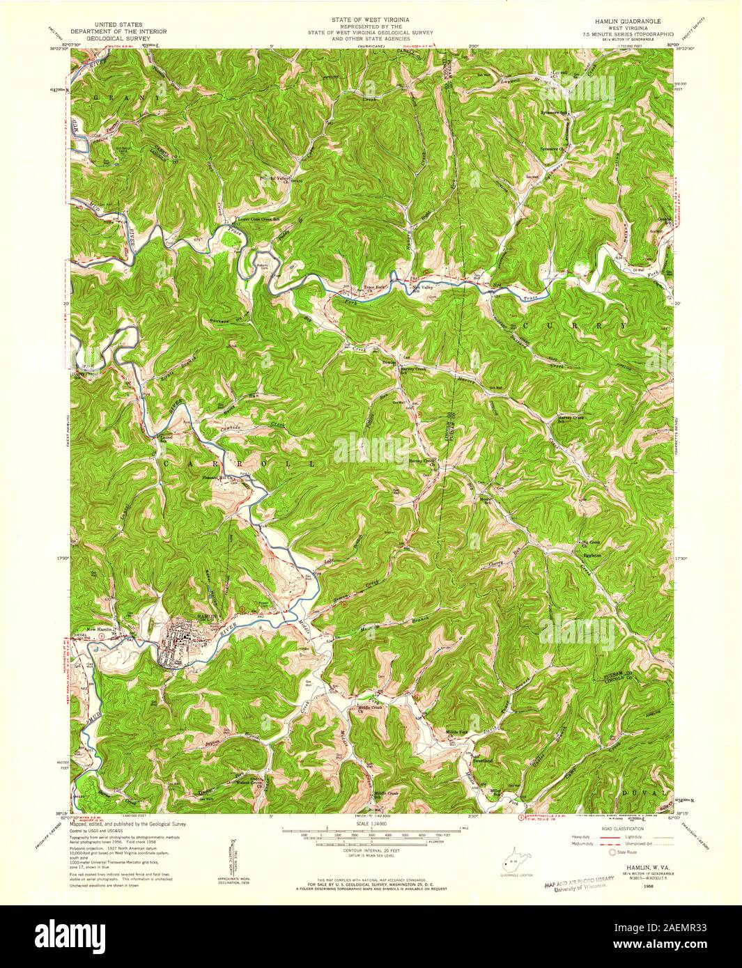 WV Hamlin 700813 1958 24000 Stock Photo Alamy