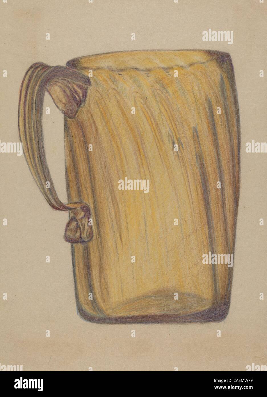 S Brodsky, Mug, 1935-1942, Mug; 1935/1942 Stock Photo