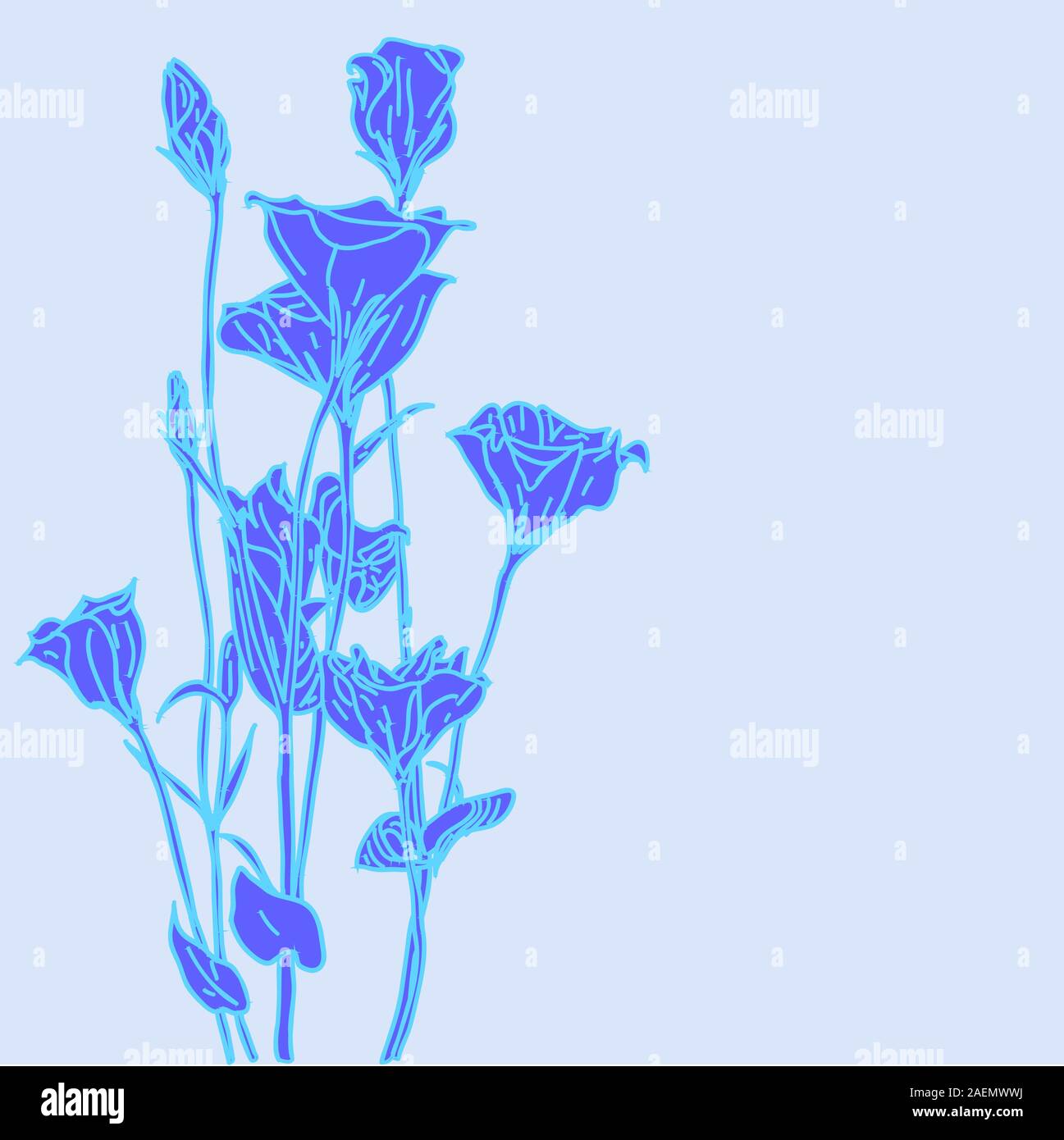 vector flower background Stock Vector Image & Art - Alamy