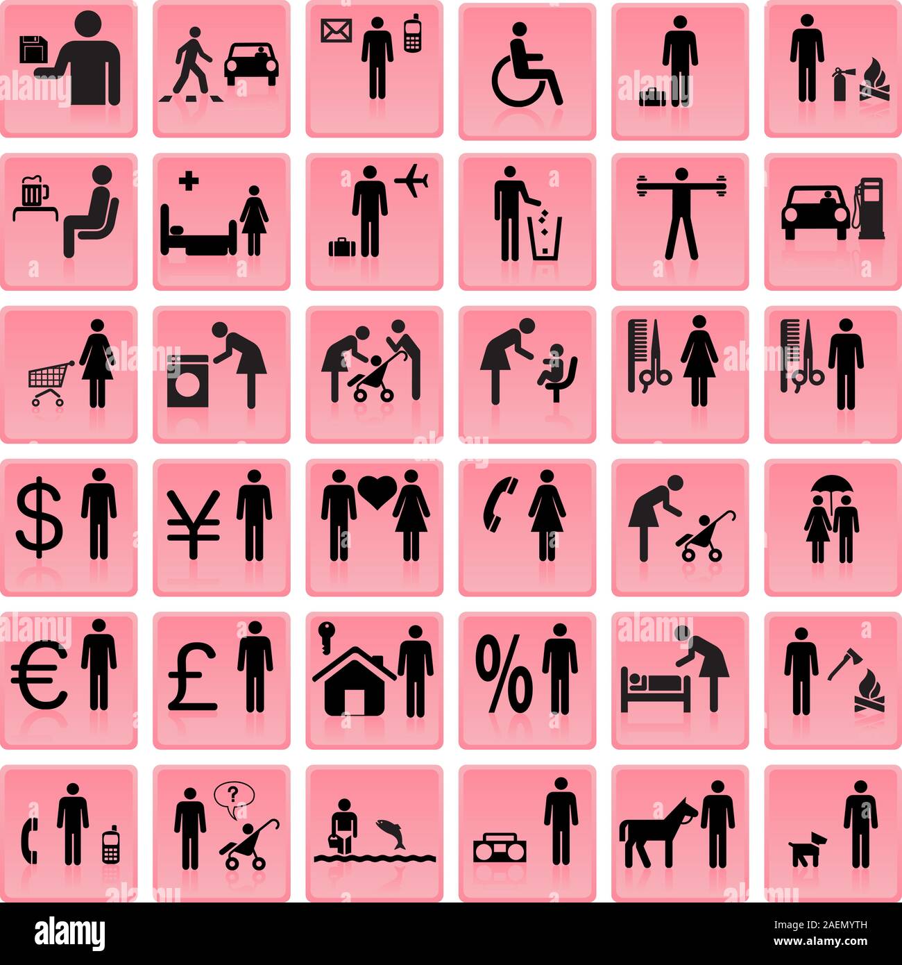 Website and Internet Icons -- People Stock Vector Image & Art - Alamy