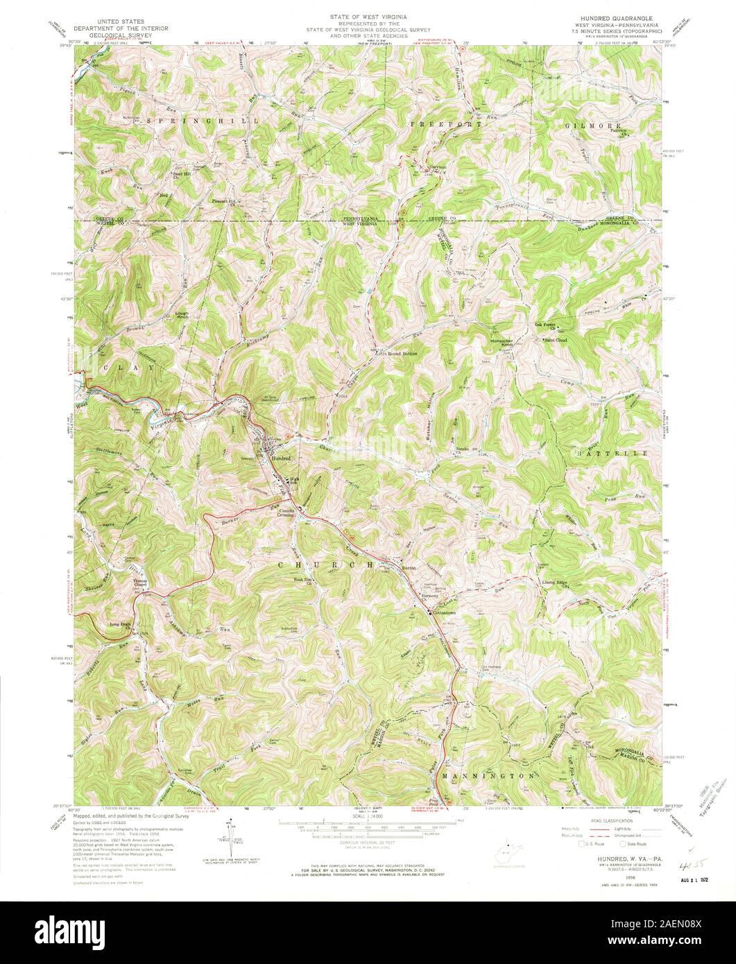 WV Hundred 253002 1958 24000 Stock Photo Alamy