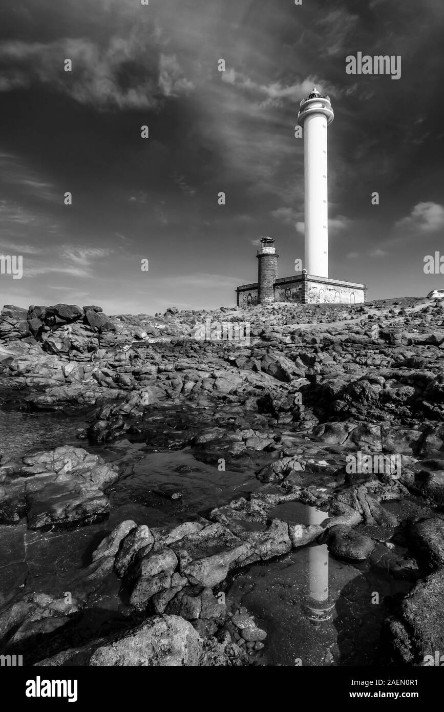 Playa faro Black and White Stock Photos & Images - Alamy