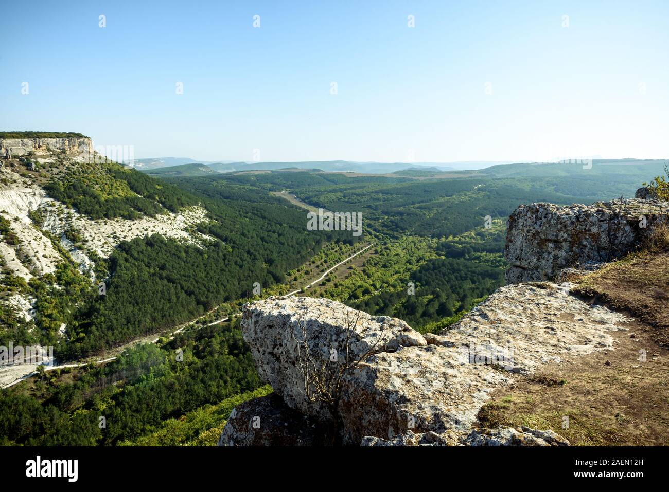 Aerial view summer green mountain hi-res stock photography and images ...