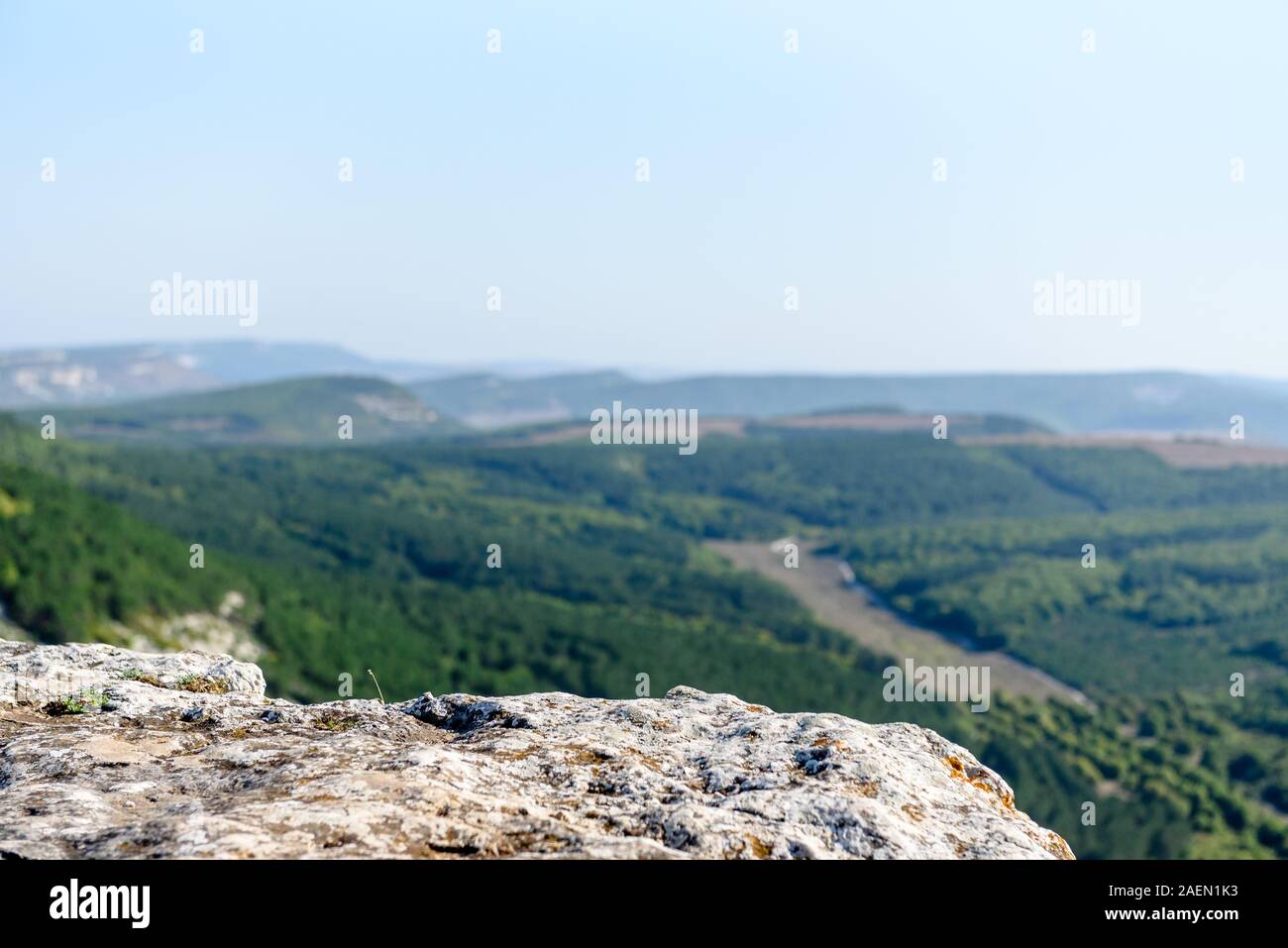 Aerial view summer green mountain hi-res stock photography and images ...