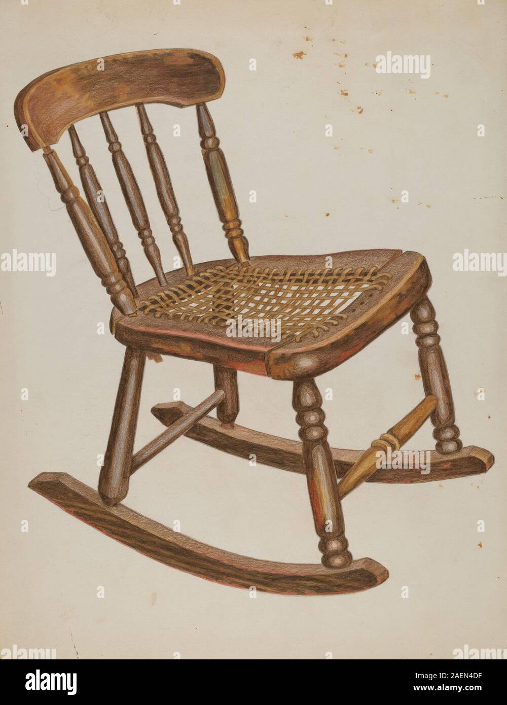 simon weiss rocking chair small child's 1937 rocking