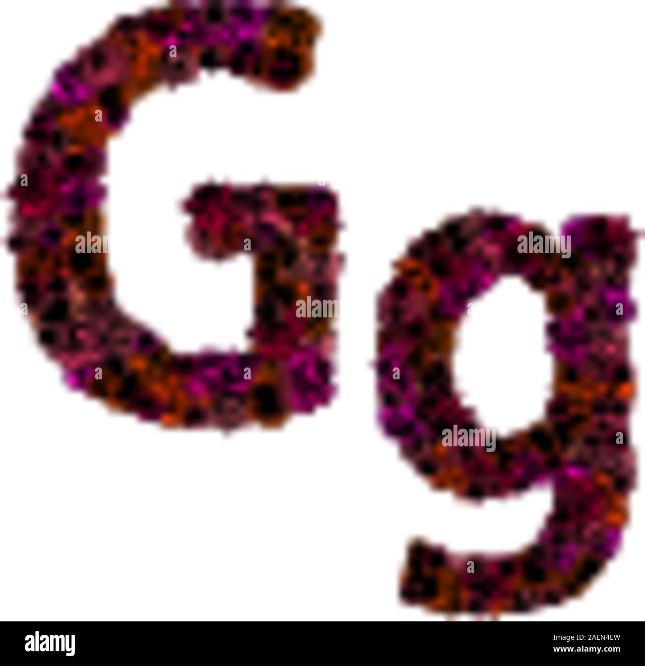 G logo, Letter G monogram. Style - floral, (2291985)