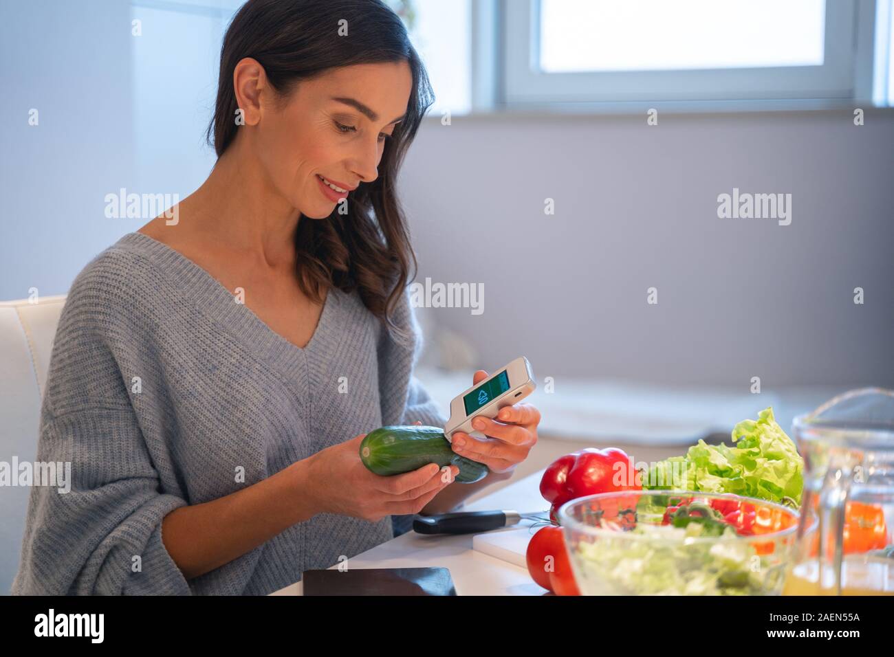 Lady cucumber hi-res stock photography and images - Alamy