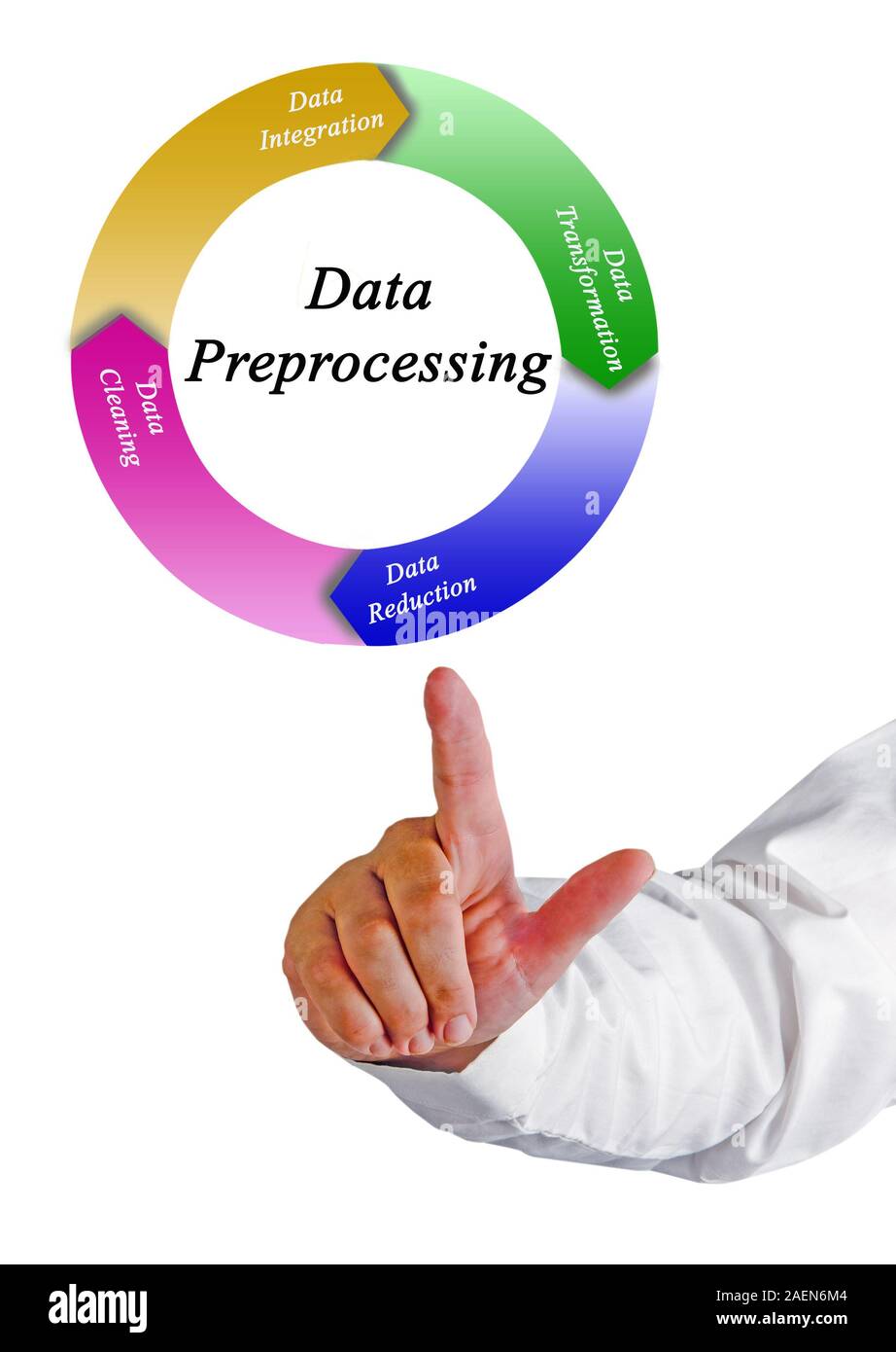 Components of Data Preprocessing Stock Photo - Alamy