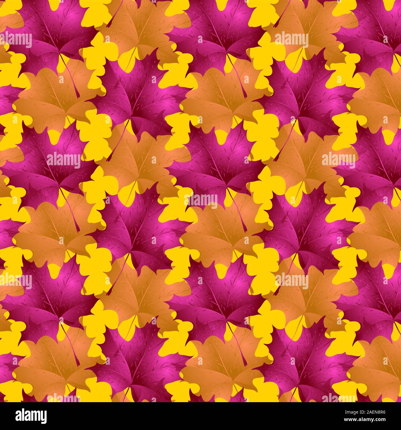 Seamless wallpaper pattern from abstract smooth forms, vector Stock ...