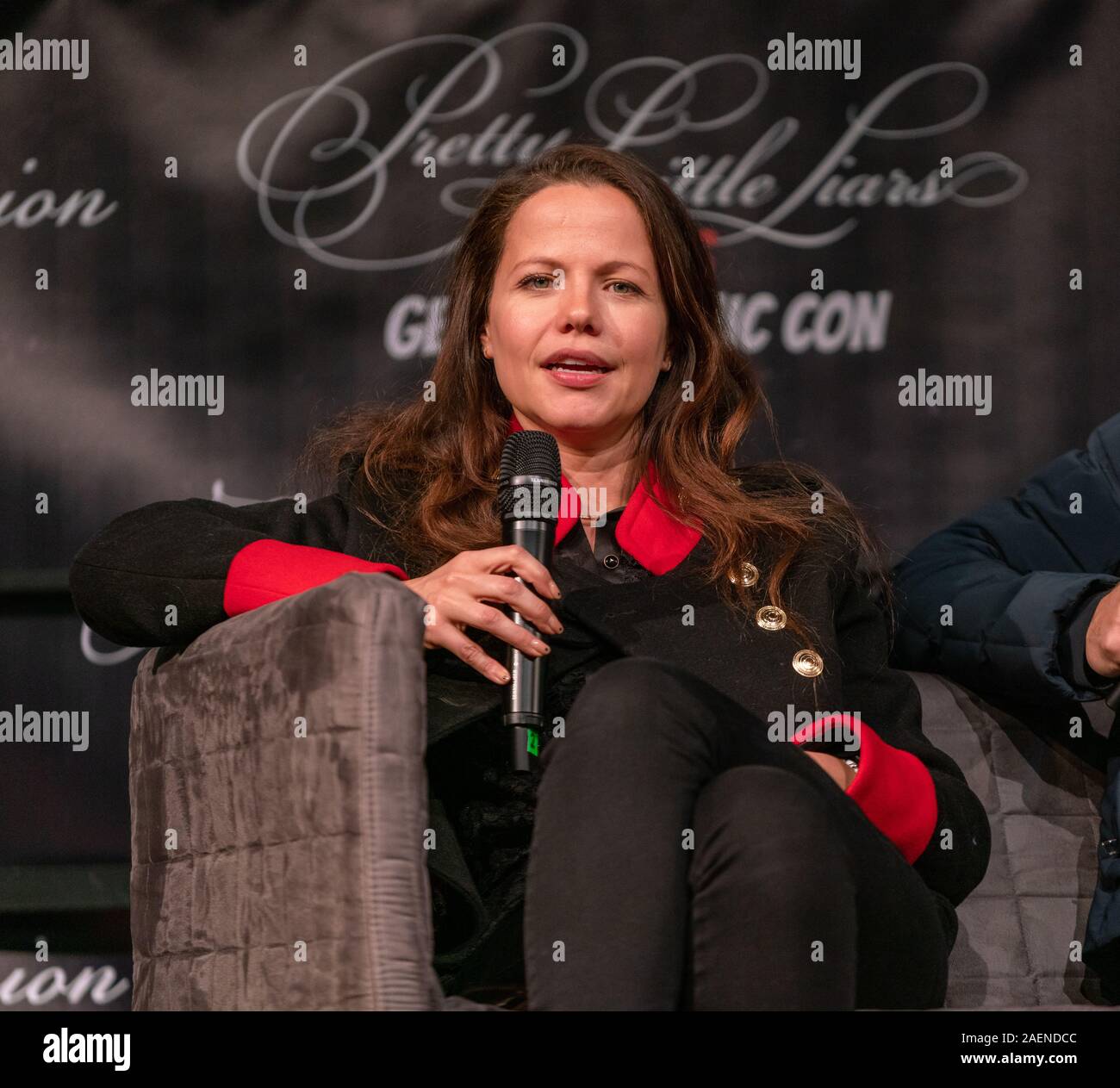 DORTMUND, GERMANY - December 7th 2019: Tammin Sursok (*1983, South