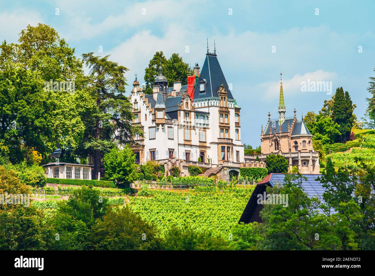 Beauty old building near the Lucerne city in central Switzerland Stock Photo