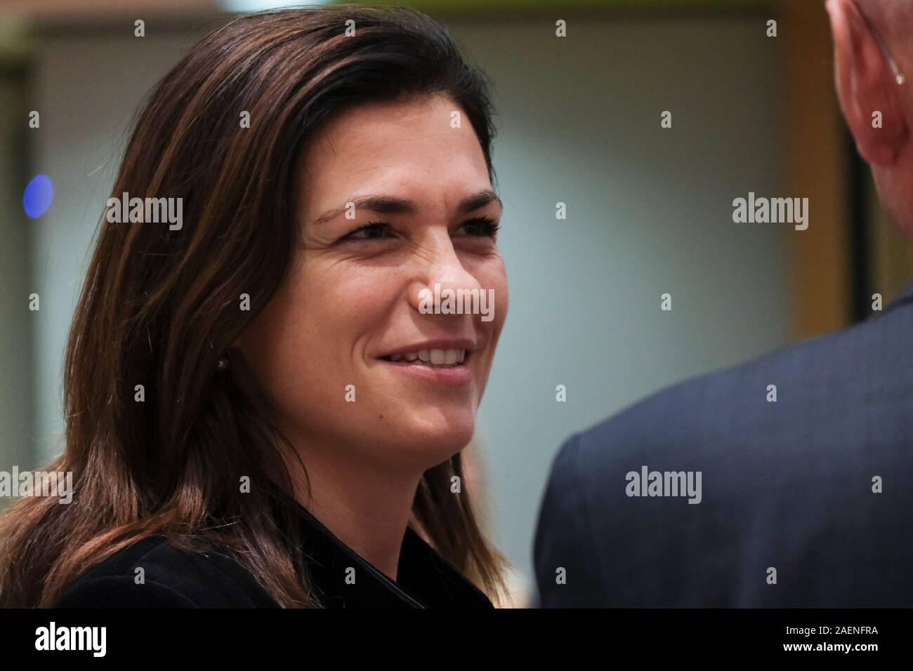 Brussels, Belgium. 10th Dec, 2019. Judit Varga, Hungarian Minister of State for European Union Relations during an European General Affairs Council. Credit: ALEXANDROS MICHAILIDIS/Alamy Live News Stock Photo