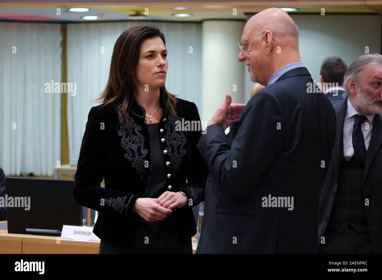 Brussels, Belgium. 10th Dec, 2019. Judit Varga, Hungarian Minister of State for European Union Relations during an European General Affairs Council. Credit: ALEXANDROS MICHAILIDIS/Alamy Live News Stock Photo
