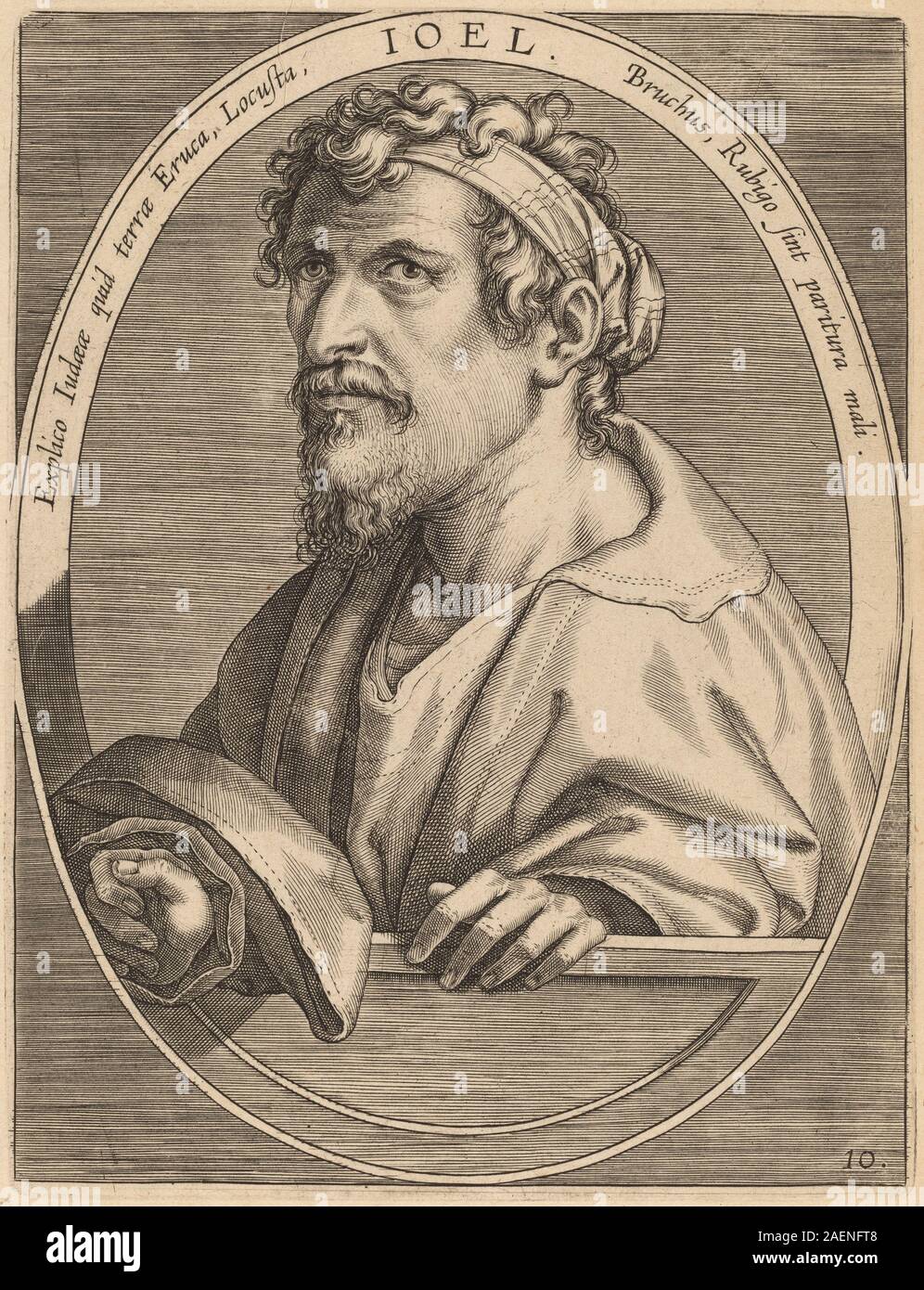 Theodor Galle after Jan van der Straet, Joel, published 1613, Joel; published 1613 Stock Photo
